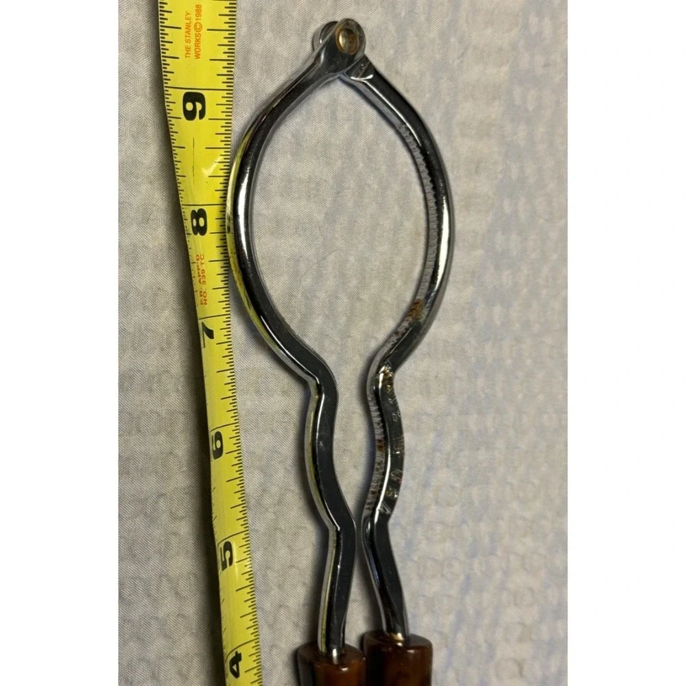 VTG Jar And Bottle Opener With Caramel Tortiose Bakelite Handles Made In‎ USA